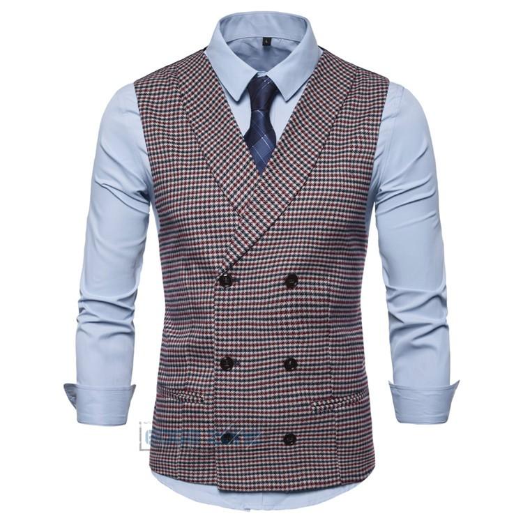 ベスト メンズ 前開き スーツベスト チェック柄 ダブルボダン ジレベスト フォーマルベスト メンズベスト ビジネスベスト カジュアル Ege Edge Zone 通販 Yahoo ショッピング