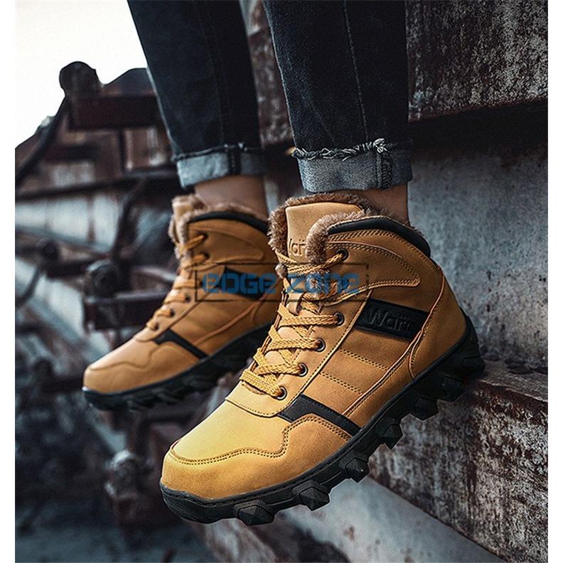 スノーブーツ 裏起毛 メンズ ブーツ レースアップ 滑り止め 雪靴 アウトドア 冬靴 暖かい 保温 おしゃれ Ege Edge Zone 通販 Yahoo ショッピング