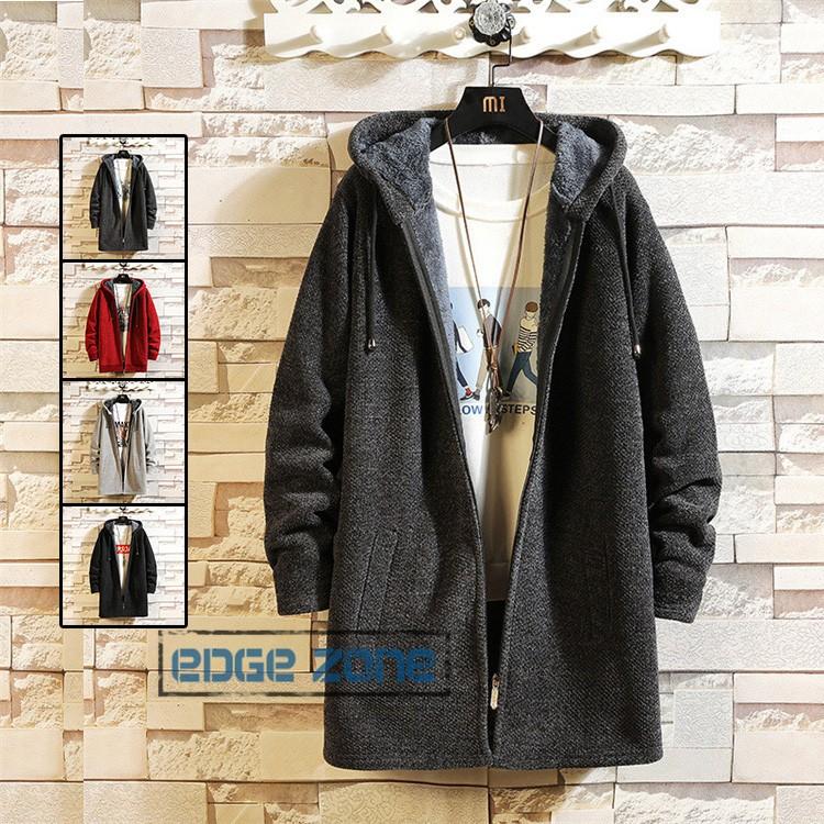 カーディガン メンズ ロング丈 ニットコート ロングコート コート ジャケット 無地 羽織り カジュアル 大きいサイズ 春 Ege0115 Edge Zone 通販 Yahoo ショッピング