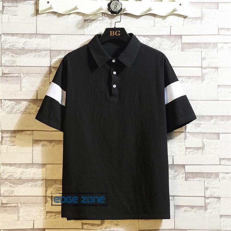 ポロシャツ メンズ 半袖 切り替え 半袖ポロシャツ ビジネス ゴルフウェア カジュアル 夏 新作 Ege0617 Edge Zone 通販 Yahoo ショッピング