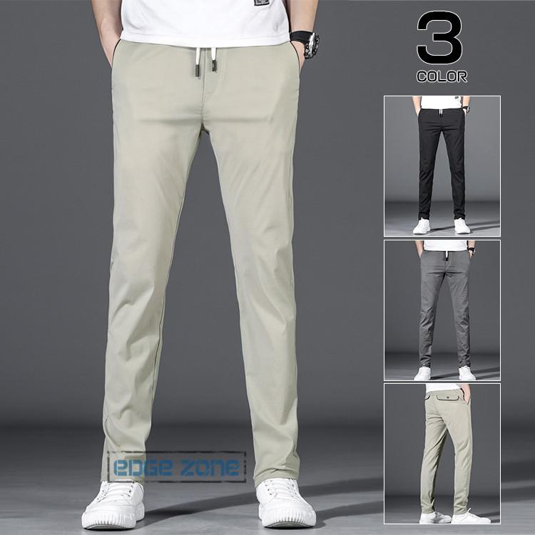チノパン メンズ チノパンツ リブパンツ コットンパンツ カジュアル キレイめ 大きいサイズ 夏物 Ege Edge Zone 通販 Yahoo ショッピング