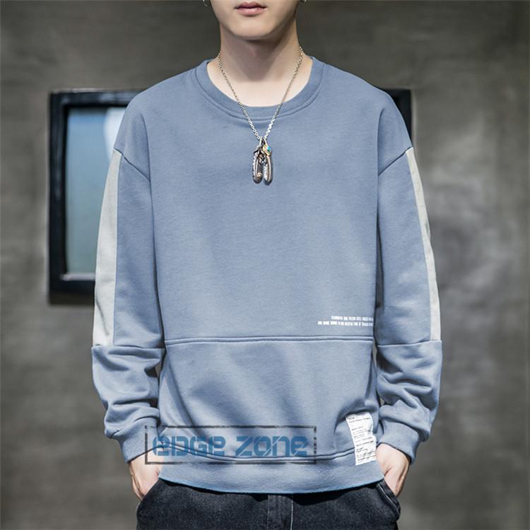 トレーナー メンズ おしゃれ スウェット 袖切り替え メンズトレーナー カジュアル クルーネック 新作 秋 Ege Edge Zone 通販 Yahoo ショッピング