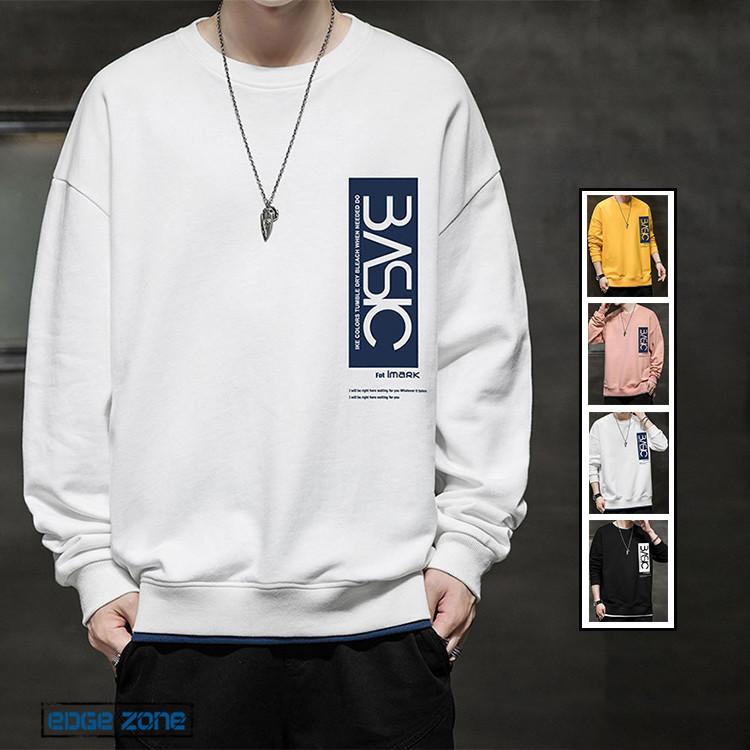 トレーナー メンズ スウェット 英文字 長袖 オシャレ ストリート 英語 秋服 切り替え カジュアル スウェット 秋冬 お兄系 Ege Edge Zone 通販 Yahoo ショッピング