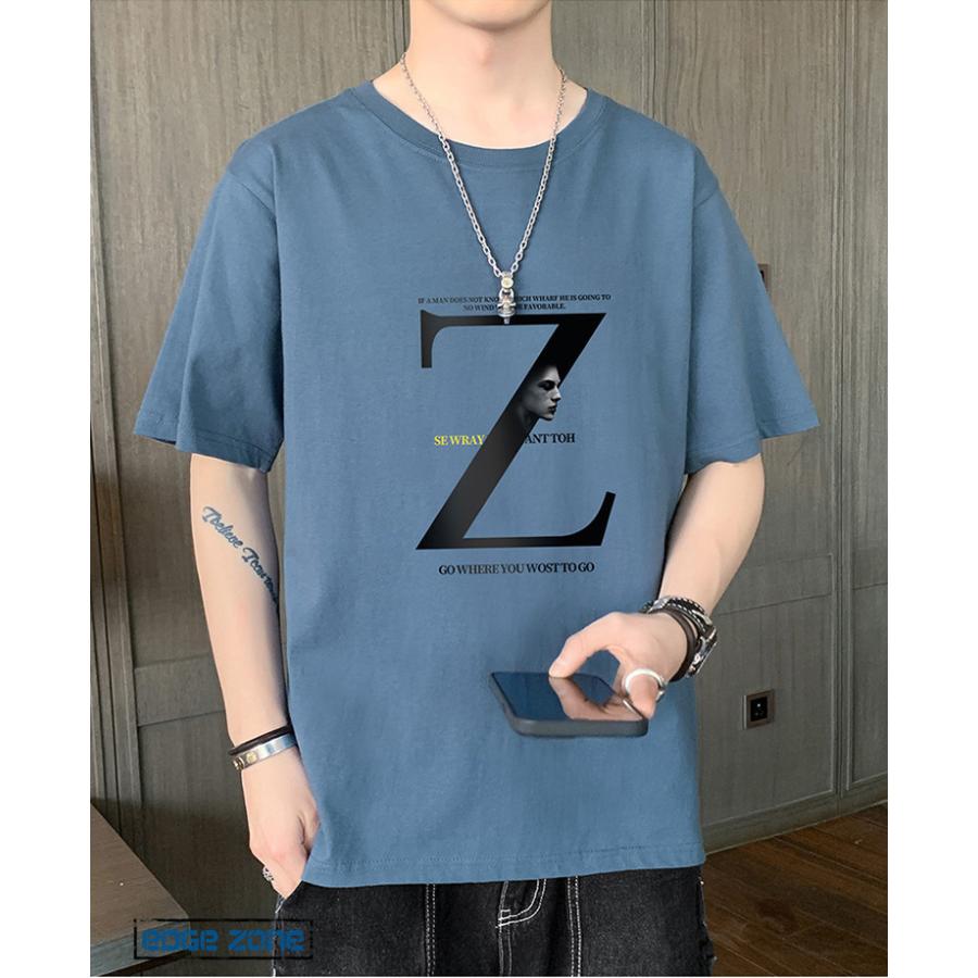 半袖tシャツ メンズ 五分袖tシャツ トップス 英文字 Tシャツ デザイン おしゃれ 柄物 プリント カットソー カジュアル 22 夏 大きいサイズ Ege Edge Zone 通販 Yahoo ショッピング