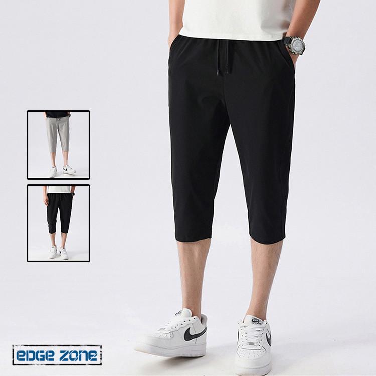 クロップドパンツ メンズ 七分丈パンツ 無地 シンプル 海パン スポーツ ショートパンツ 紐付き ハーフパンツ スリム 短パン 春 夏 Ege Edge Zone 通販 Yahoo ショッピング