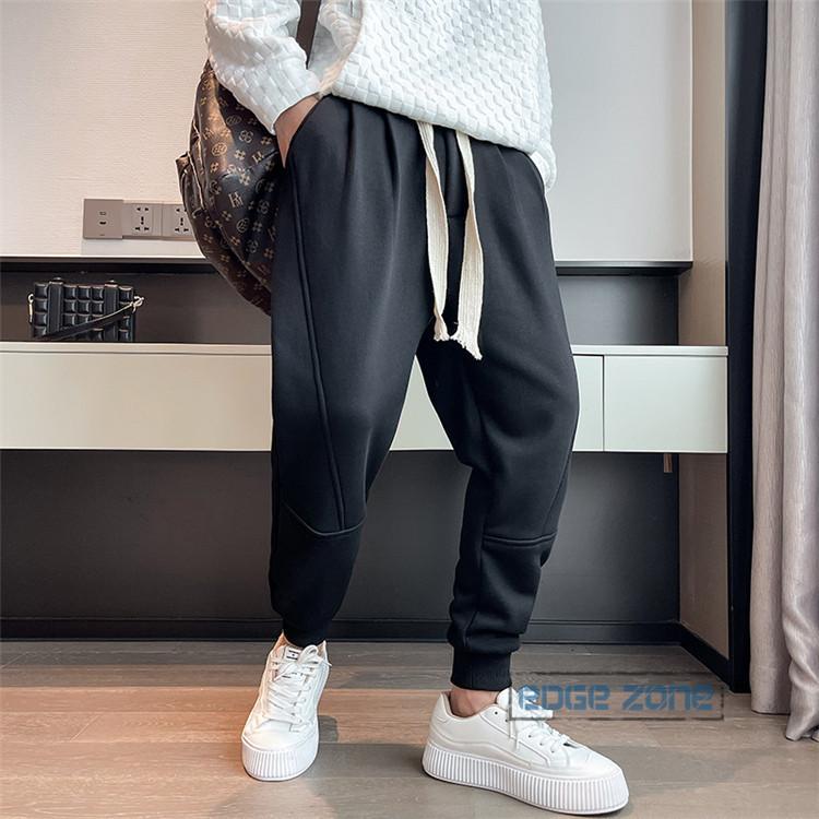 スウェットパンツ メンズ 裏起毛 ジョガーパンツ 冬 春秋 スポーツウェア ウェストゴム 大きい紐 無地 おしゃれ 22メンズファッション Ege Edge Zone 通販 Yahoo ショッピング
