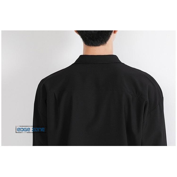 長袖シャツ メンズ 夏 涼しい シャツ 薄手 無地 太め おしゃれ カジュアル メンズファッション 22 特価キャンペーン ゆったり 春夏