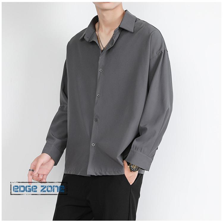 長袖シャツ メンズ 夏 涼しい シャツ 薄手 無地 太め おしゃれ カジュアル メンズファッション 22 特価キャンペーン ゆったり 春夏