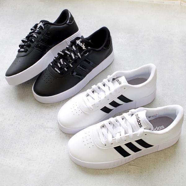 Adidas Court Bold W アディダス コート ボールド スニーカー レディース カジュアル シンプル アディダス Ad Court Bold W Edie 通販 Yahoo ショッピング