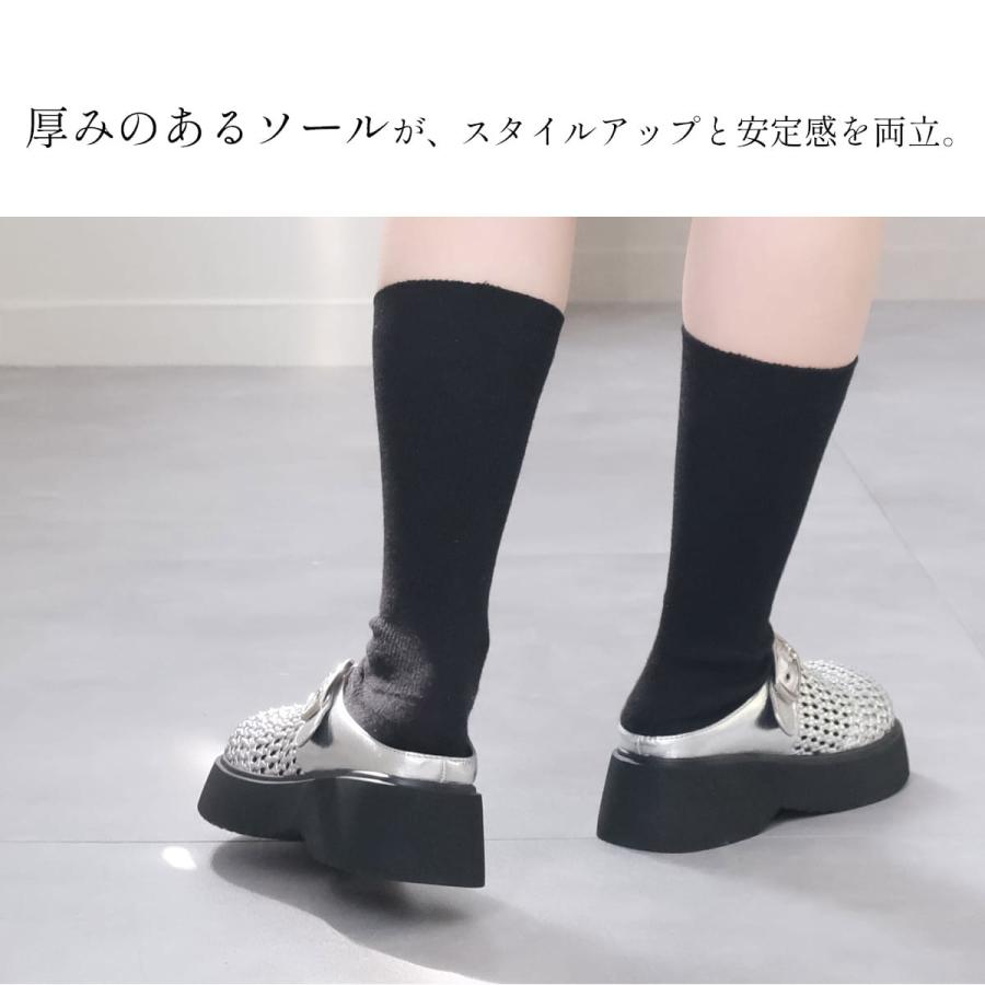 シルバー サボサンダル 軽量モデル 男女兼用 24cm サンダル サボ レディース 厚底 歩きやすい 履きやすい つっかけ