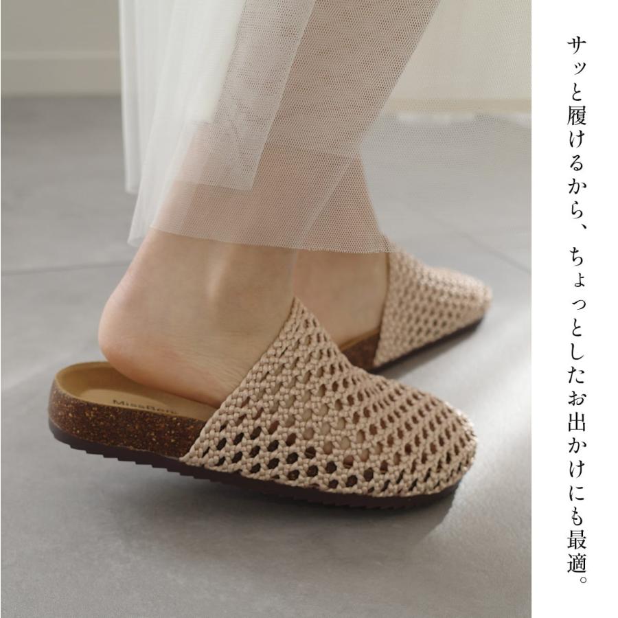 サボ サンダル レディース ミュール 履きやすい 痛くない フラット
