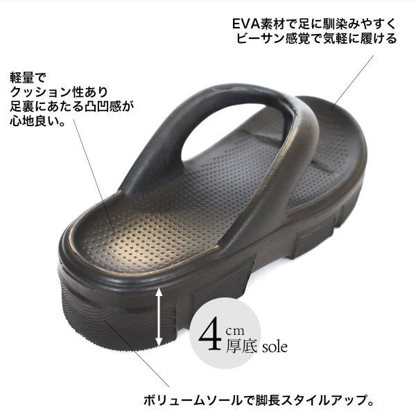 AmiAmi トング サンダル 厚底 レディース 軽量 ビーチサンダル トング 