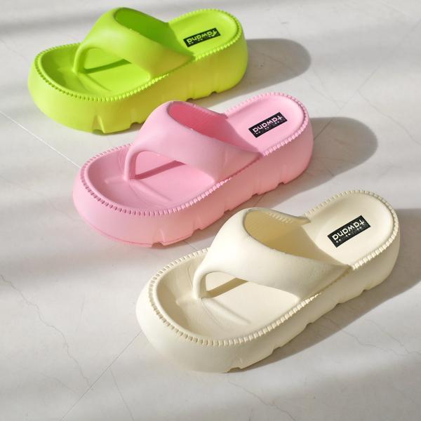 AmiAmi（アミアミ） サンダル 厚底サンダル トングサンダル レディース