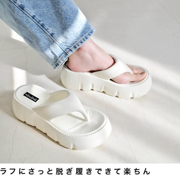 AmiAmi（アミアミ） サンダル 厚底サンダル トングサンダル レディース