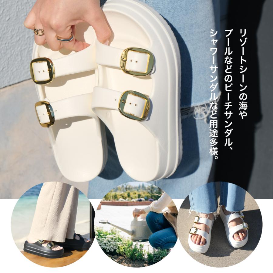 サンダル 厚底 レディース シャワーサンダル リカバリーサンダル 痛く