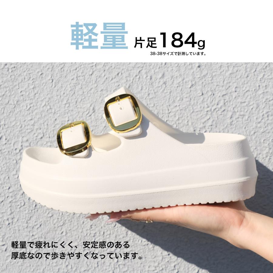 サンダル 厚底 レディース シャワーサンダル リカバリーサンダル 痛く