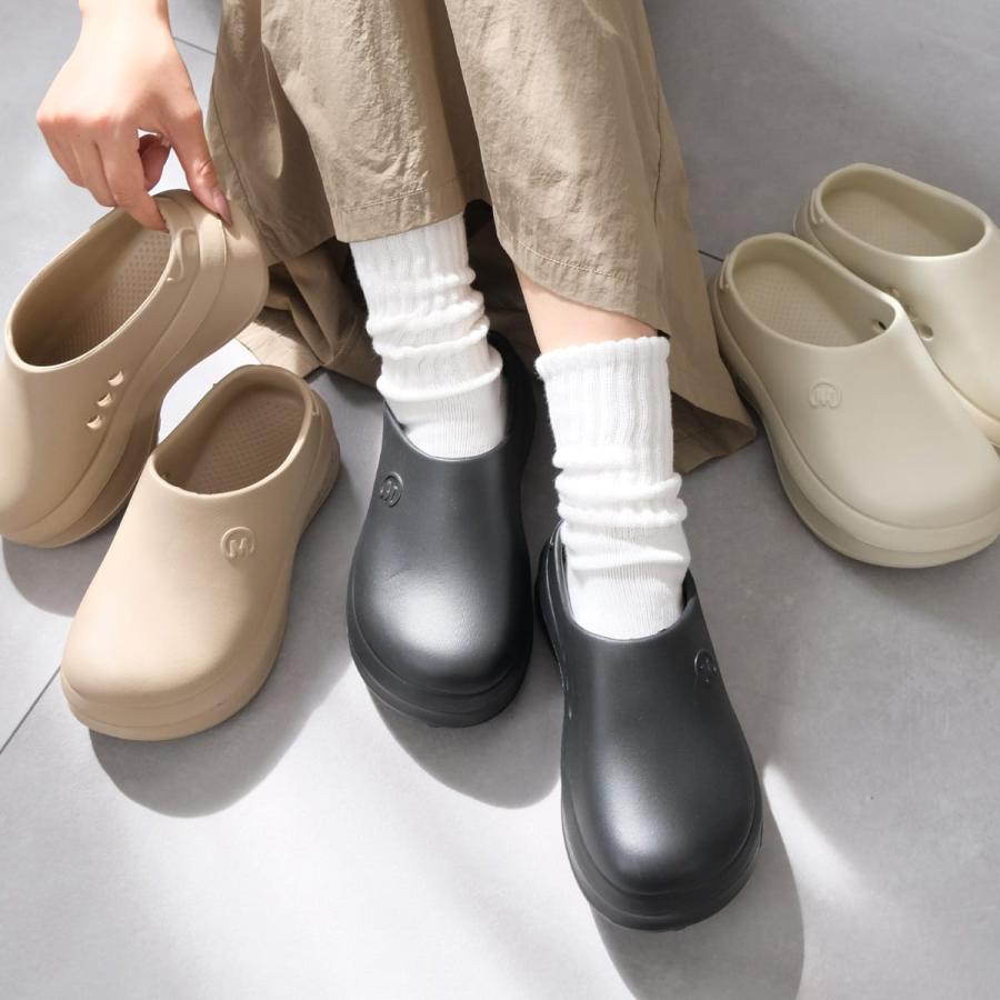 サボ サンダル レディース 厚底 完全防水 軽量 スリッパ 防水 歩き