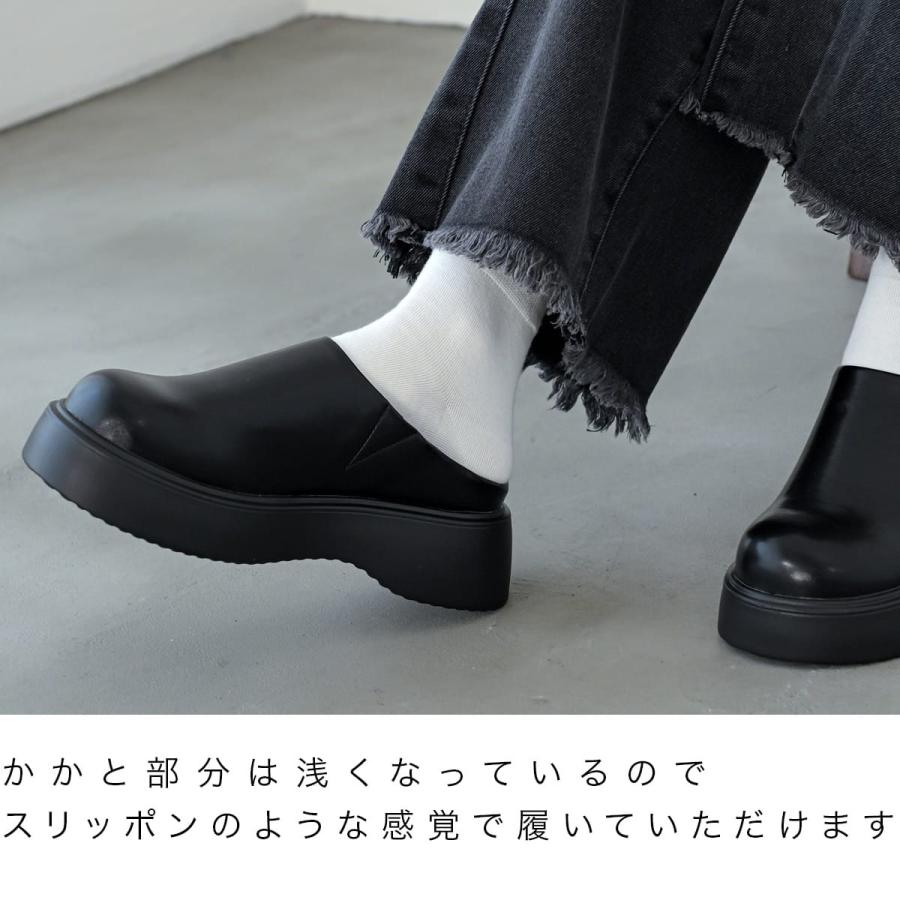 AmiAmi（アミアミ） サボ 厚底 レディース サンダル ローファー 歩き