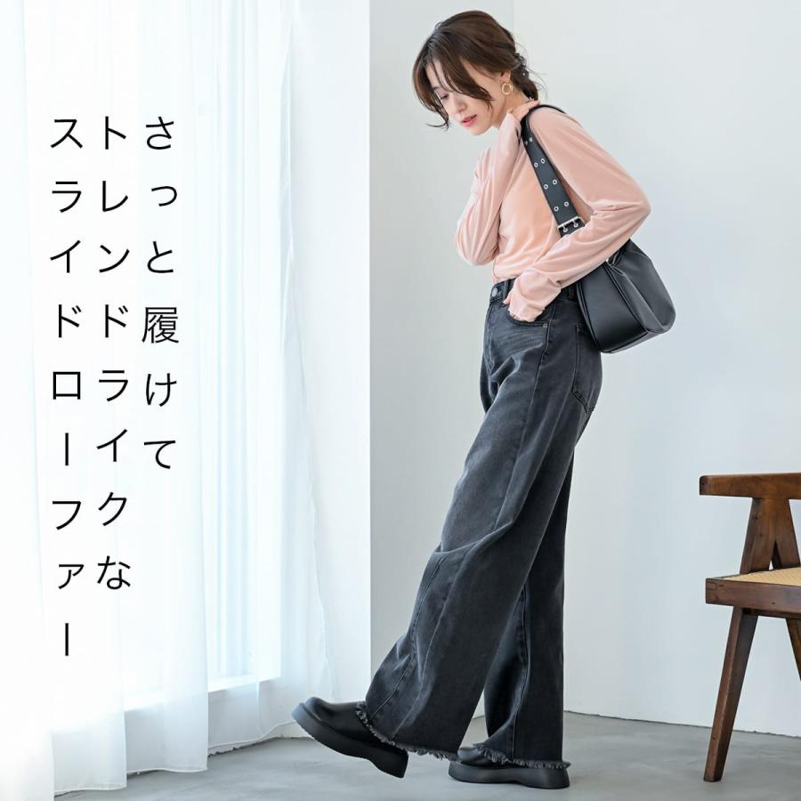 AmiAmi（アミアミ） サボ 厚底 レディース サンダル ローファー 歩き