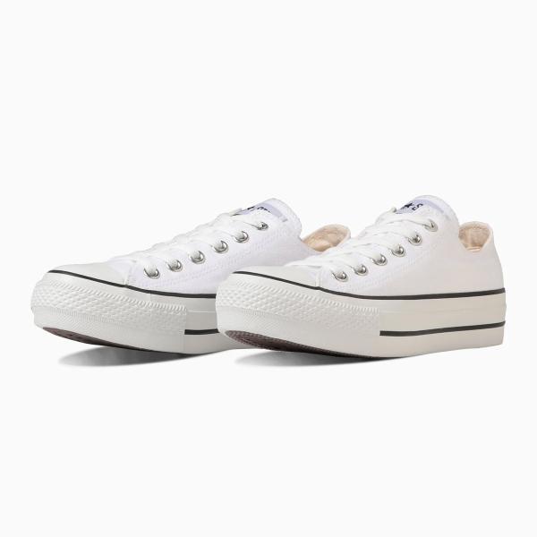 コンバース レディース 厚底 正規品 オールスター CONVERSE ローカット 厚底スニーカー スニーカー 軽量 ALL STAR PLTS EP OX 白 amiami エディ_11