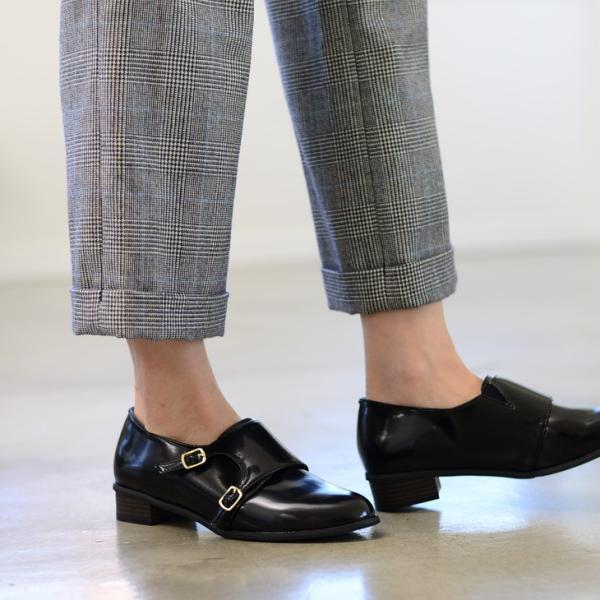 AmiAmi（アミアミ） 返品交換不可 ダブルモンク ストラップ シューズ