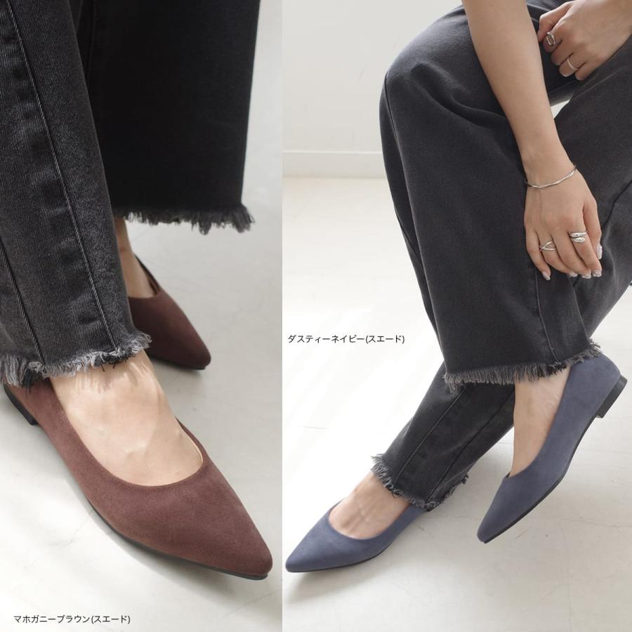 未使用✨DIANA マルチ レース スエード パンプス ネイビー 23.5 楽天
