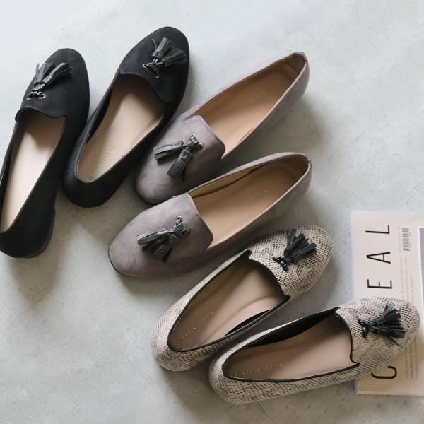 タッセル オペラシューズ ローファー レディース 秋冬 フラット ぺたんこ Cx3008 Edie 通販 Yahoo ショッピング