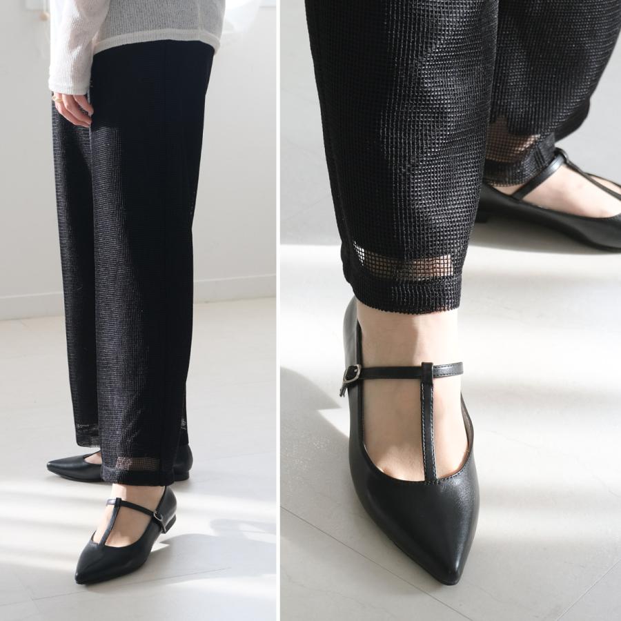 AmiAmi（アミアミ） パンプス レディース ストラップ ローヒール 歩き