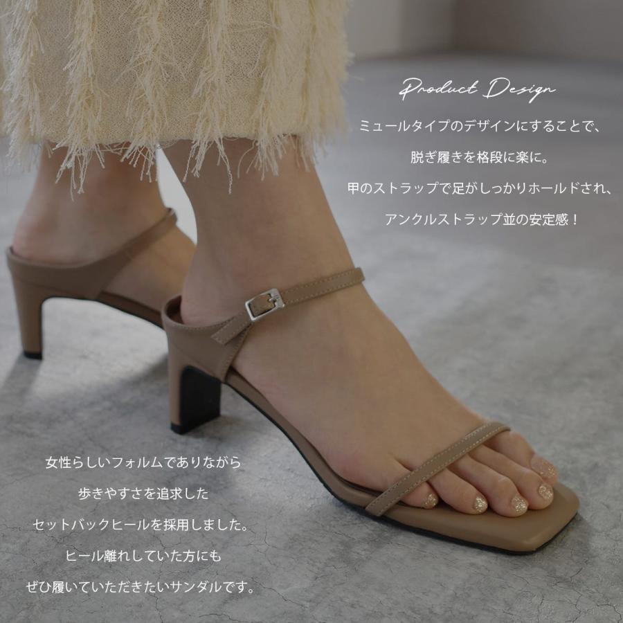 AmiAmi（アミアミ） サンダル ミュール レディース ストラップ