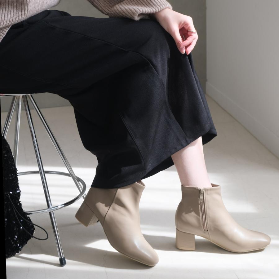 AmiAmi（アミアミ） ショートブーツ レディース 歩きやすい オフィス