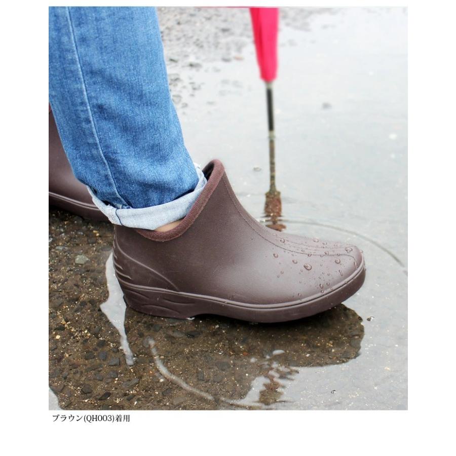 レイン ブーツ レディース 完全防水 抗菌加工 ショート レイン ブーツ 雨 ガーデニング 長靴 F 3 Edie 通販 Yahoo ショッピング