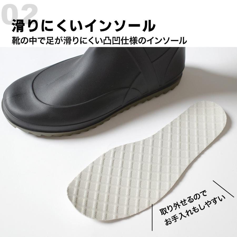 レインブーツ レインシューズ 防水 長靴 レディース メンズ たためる