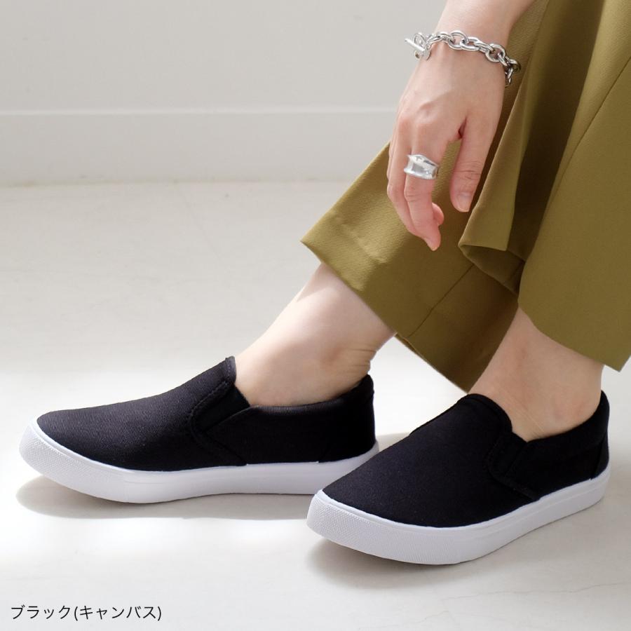 スリッポン レディース スニーカー メンズ キッズ 子供 歩きやすい 履きやすい 紐なし 軽量 シンプル 大きいサイズ 小さいサイズ 軽い 綿 黒 白 amiami エディ | AmiAmi | 30