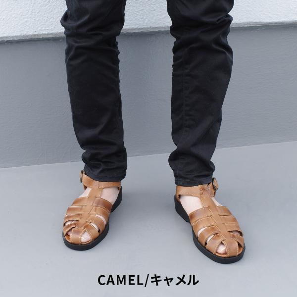 Wilson（ウイルソン） サンダル メンズ グルカサンダル 軽量 本革 日本