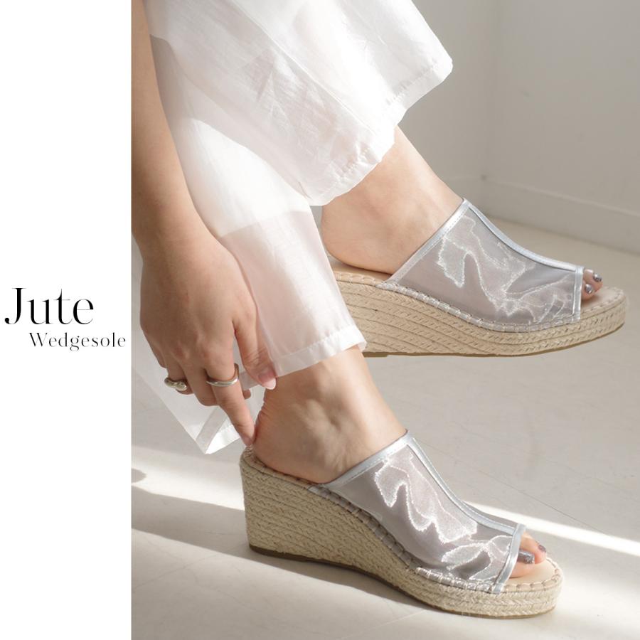 AmiAmi（アミアミ） サンダル 厚底 レディース ウエッジソール サボ