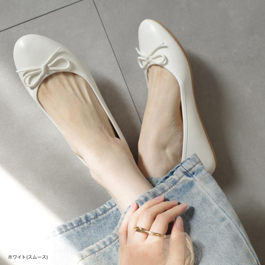 バレエシューズ レディース 歩きやすい 痛くない ぺたんこ 通勤 オフィス リボン ローヒール パンプス フラット 軽量 柔らかい 大きいサイズ 黒 amiami エディ | AmiAmi | 35