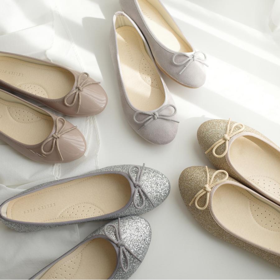 バレエシューズ レディース 歩きやすい 痛くない ぺたんこ 通勤 オフィス リボン ローヒール パンプス フラット 軽量 柔らかい 大きいサイズ 黒 amiami エディ | AmiAmi | 37