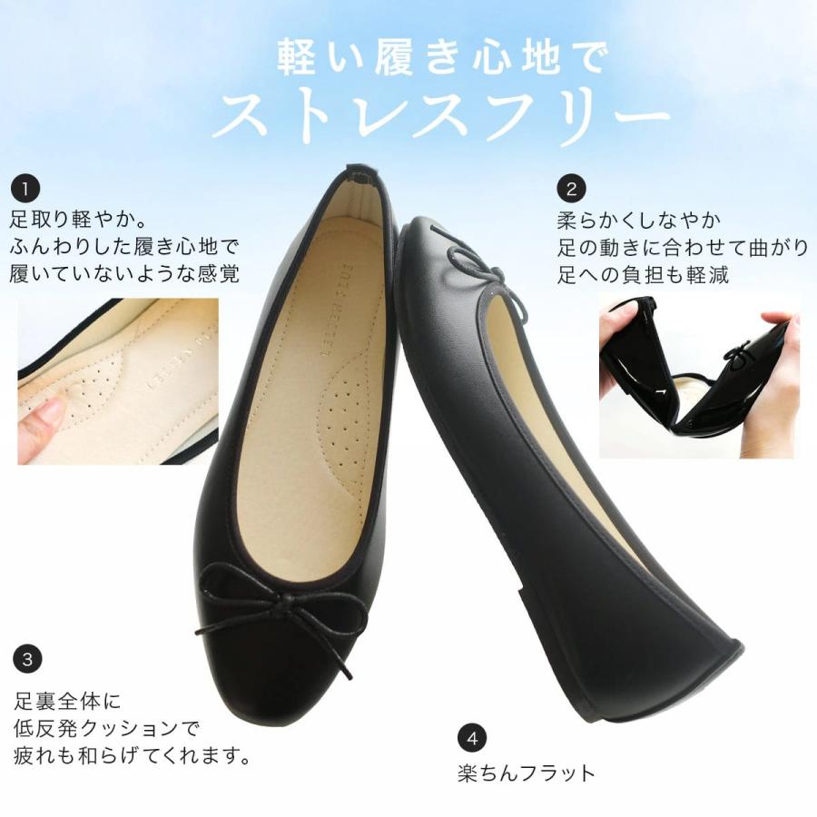 AmiAmi（アミアミ） バレエシューズ レディース 痛くない 歩きやすい