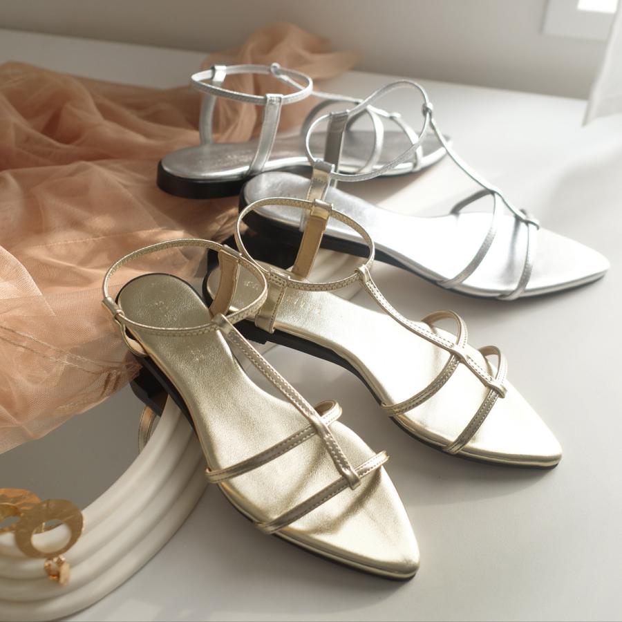 AmiAmi（アミアミ） サンダル レディース ぺたんこ 歩きやすい 痛く