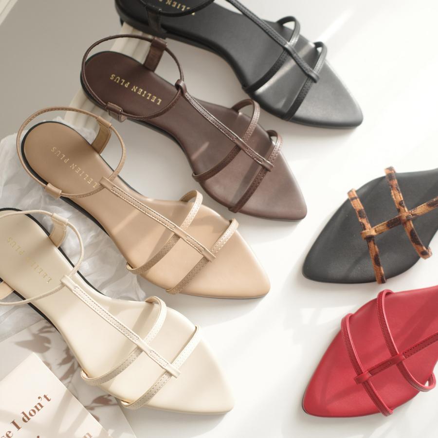 AmiAmi（アミアミ） サンダル レディース ミュール ぺたんこ 歩き