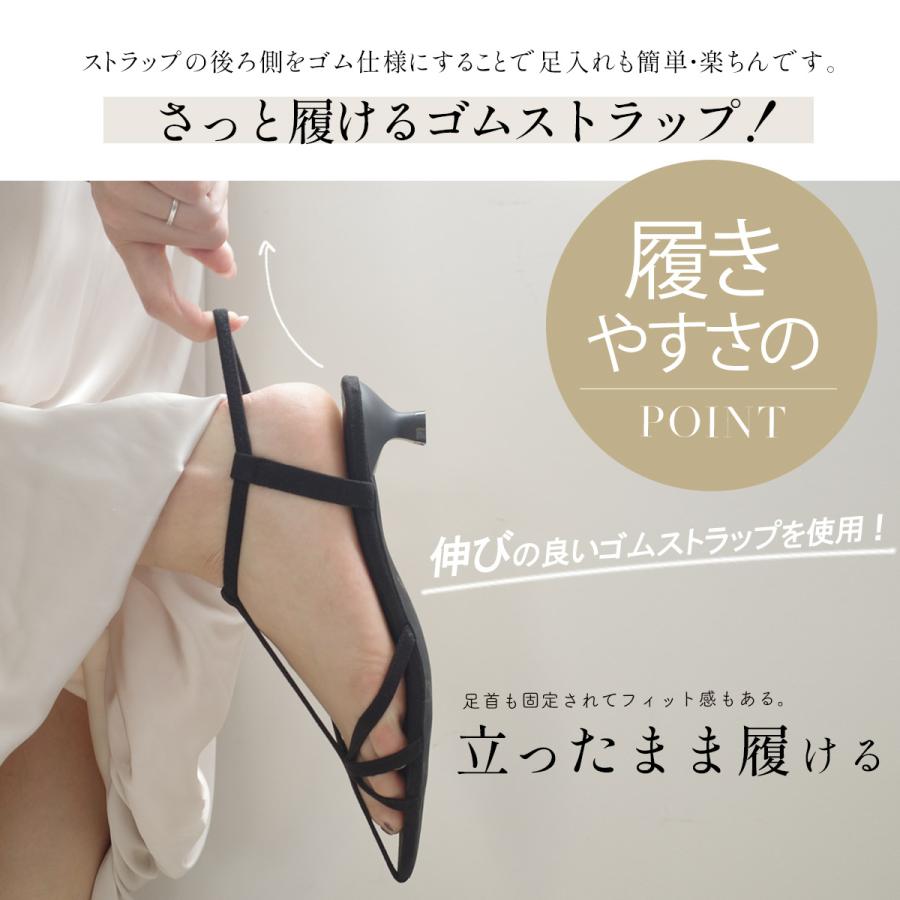 AmiAmi（アミアミ） サンダル レディース 痛くない ローヒール