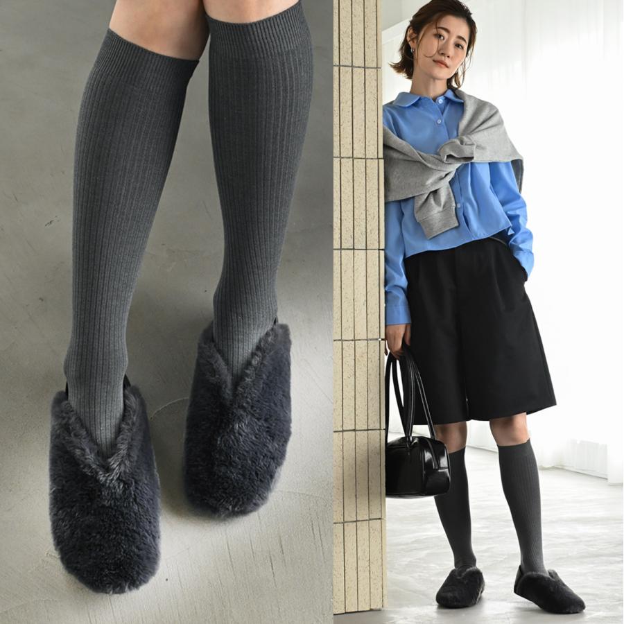 AmiAmi（アミアミ） パンプス レディース サンダル ボア ファー