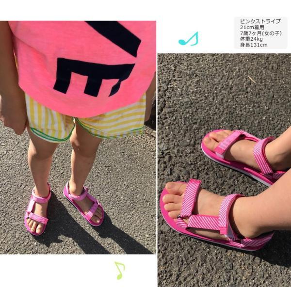 キッズカラフルサンダル キッズジュニア 春夏 ビーチサンダル