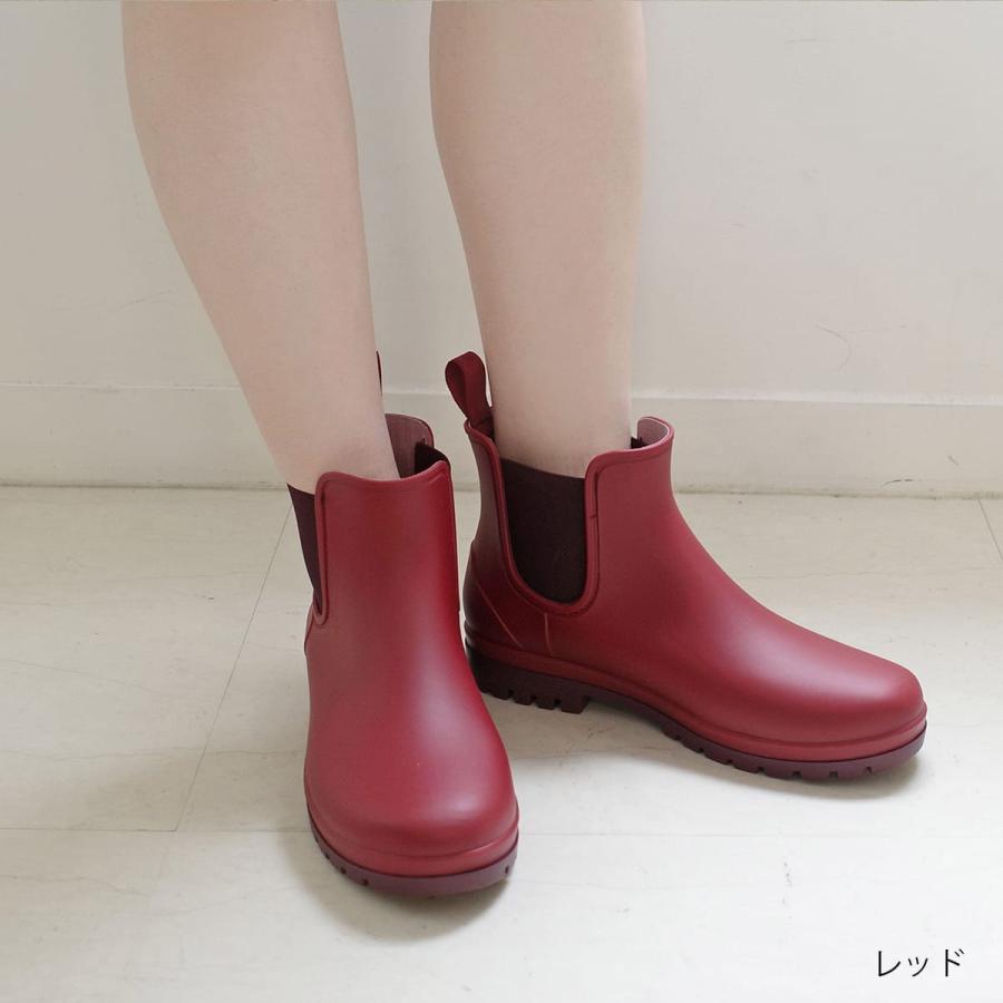 miumiu美品 ロゴソール 真っ赤な厚底レインブーツ 長靴 37 AmiAmi（アミアミ） レインブーツ レディース 完全防水 レインシューズ
