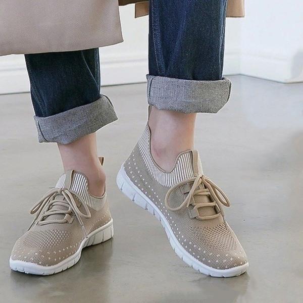 超軽量 ニットスニーカー レディース 軽い 柔らかds Hp9305 Edie 通販 Yahoo ショッピング