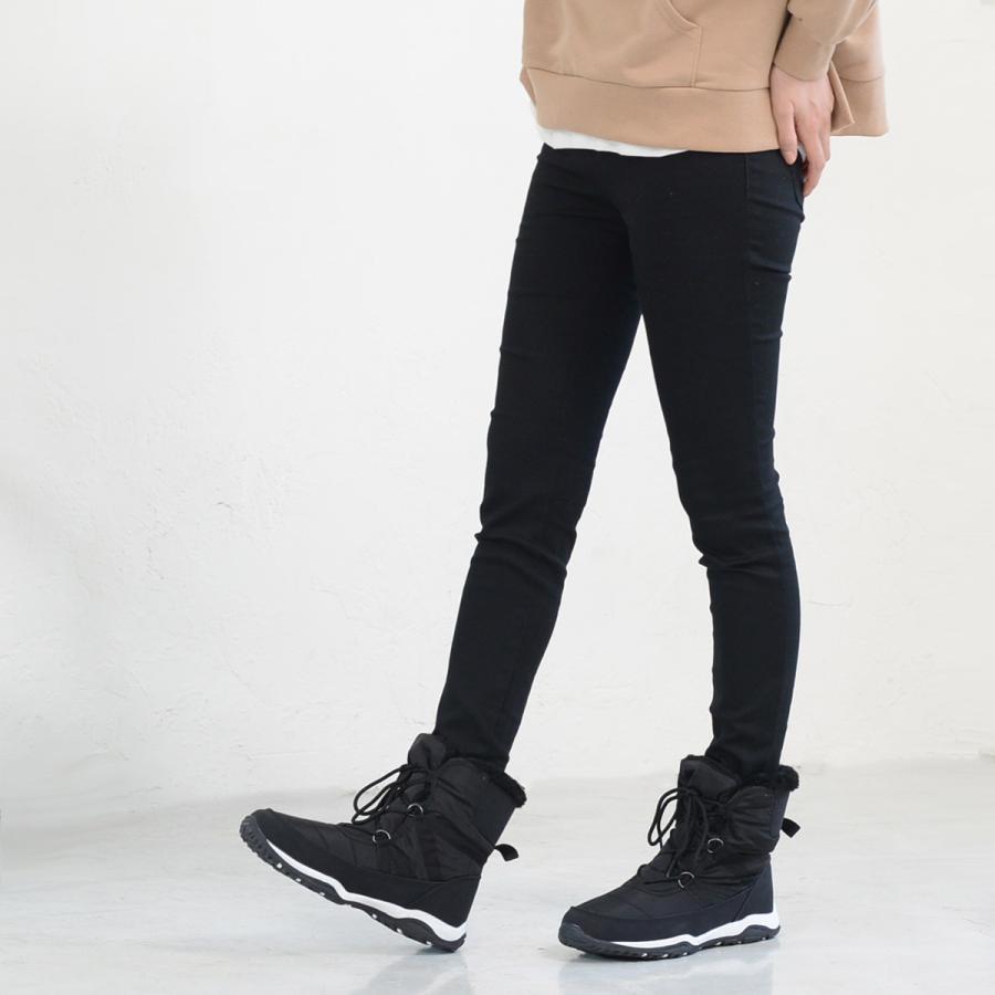 スノーブーツ 厚底 レディース ショートブーツ ファー ボア ブーツ 裏起毛 おしゃれ 暖かい 裏ボア 歩きやすい 内側ボア 防寒 履きやすい 撥水 amiami エディ