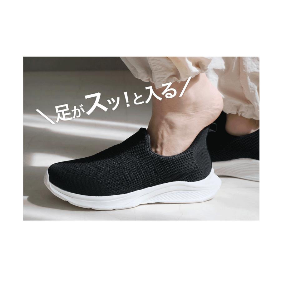 AmiAmi（アミアミ） スリッポン レディース スニーカー 歩きやすい