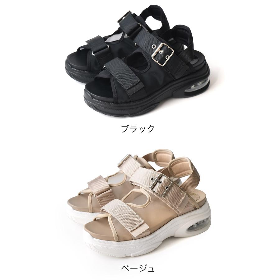 AmiAmi（アミアミ） スポーツサンダル レディース 厚底 サンダル