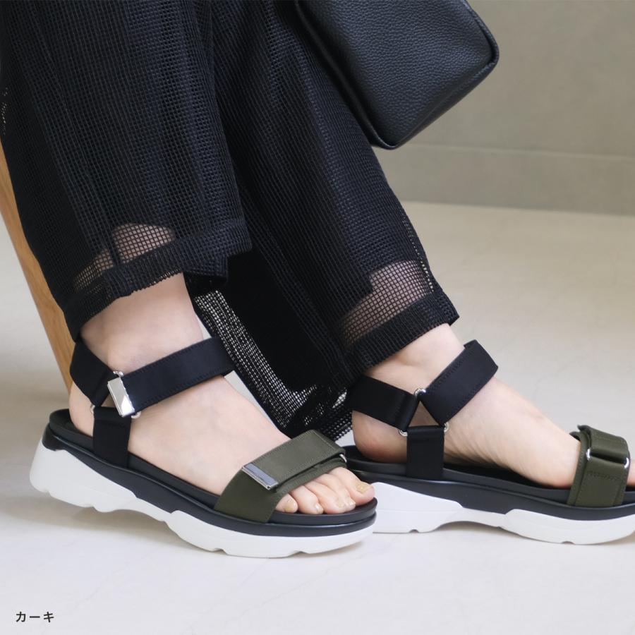 スポーツサンダル レディース 厚底 サンダル 痛くない ストラップ 幅広