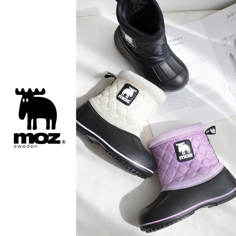 moz（モズ） スノーブーツ キッズ 子供 ボア 防水 暖かい ショート
